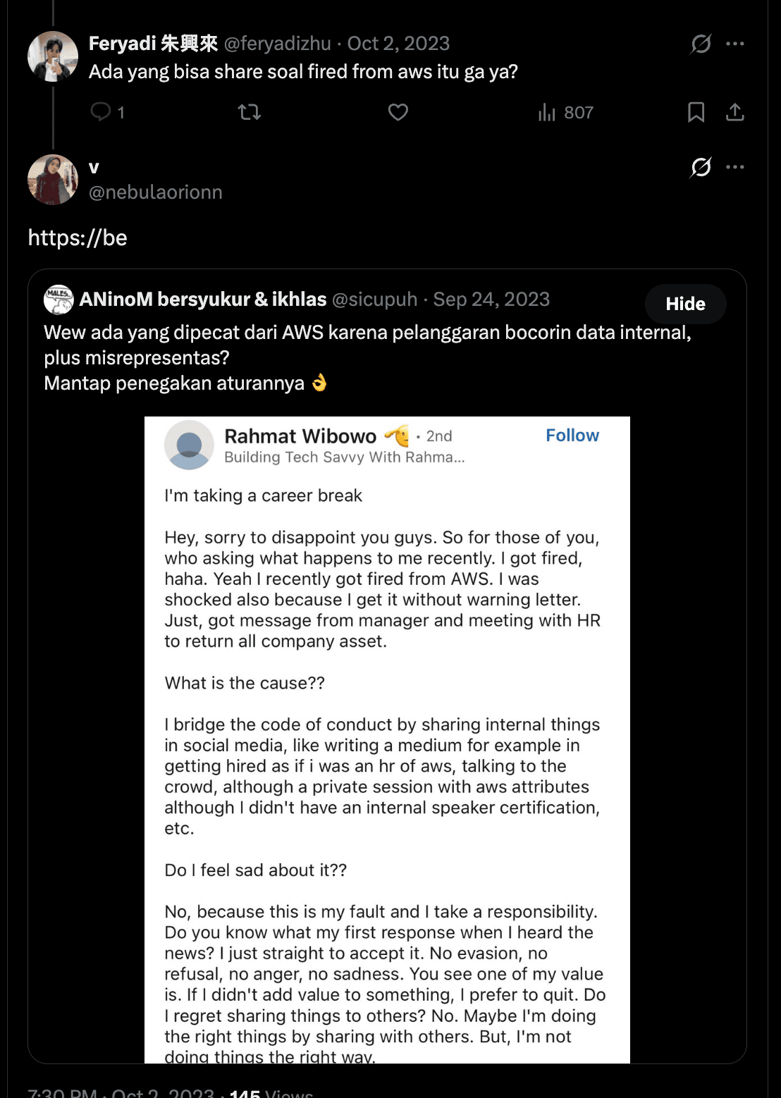 E08 screenshot: reference linked to an individual