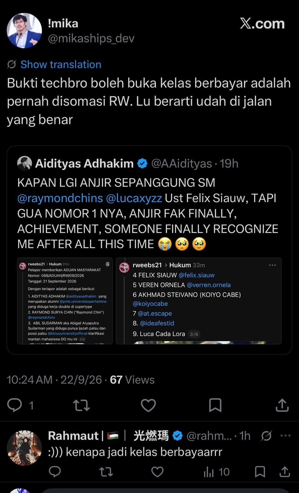 Second capture
