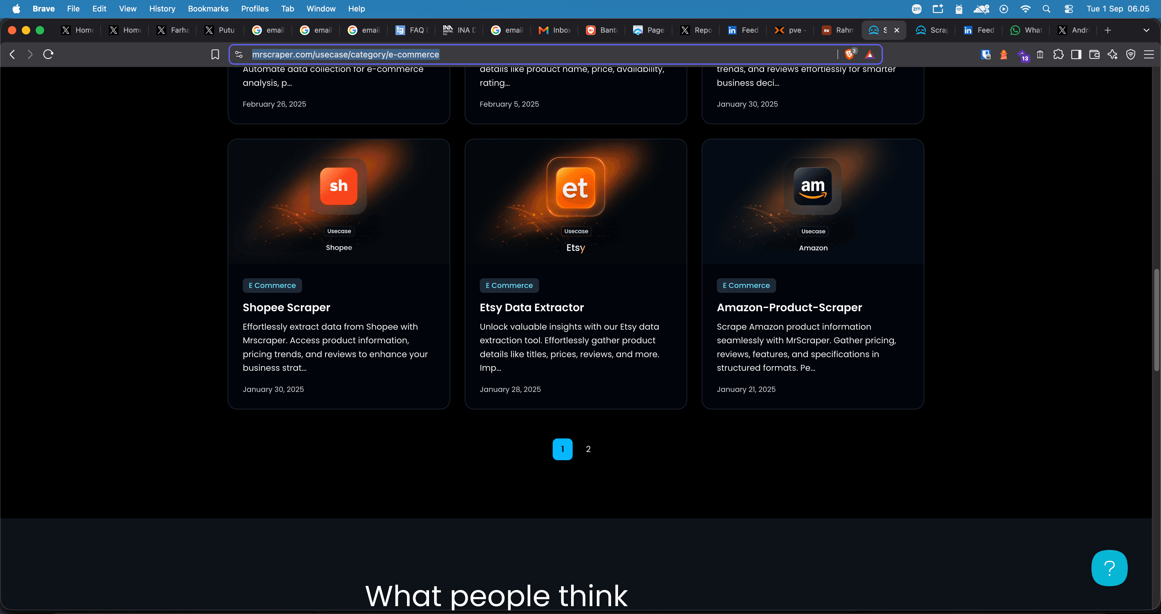 Evidence B-5: the Shopee, Etsy and Amazon template cards