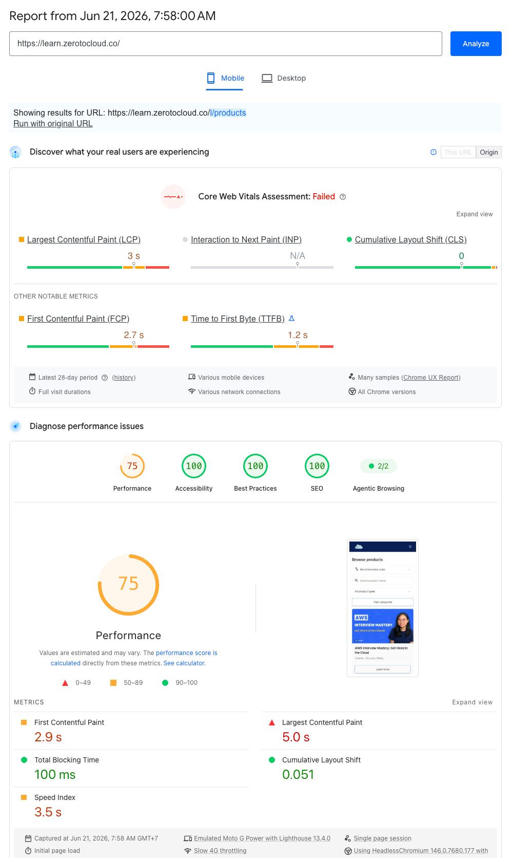 AEGIS Engineering Audit: Tech With Lucy (Lucy Wang) — Architectural Integrity Report on Zero To Cloud