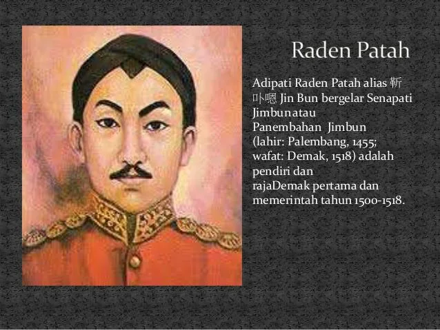 Old painting of Raden Patah